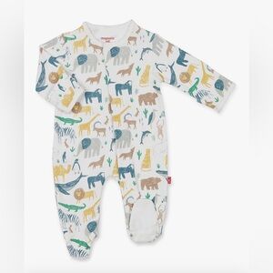 Magnetic Me 100% Organic Cotton Magnetic Baby Footie